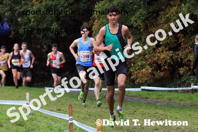 Junior Mens 2023 National Cross Country Relays, Berry Hill Park, Mansfield.  Photo: David T. Hewitson/Sports for All Pics